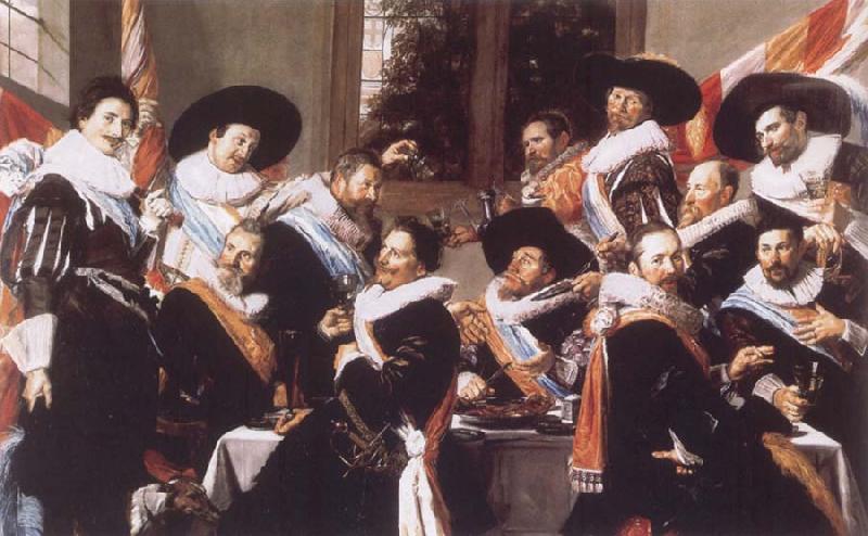 Frans Hals Banquet of the Officers of the Civic Guard of St Adrian